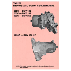 BMV135, BMV186, BMV186 HF and BMV260 Hydrostatic Motors Technical Manual (TM2225)
