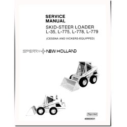 L35, L775, L778 and L779 Skid Steer Loaders Service Manual (40003531)