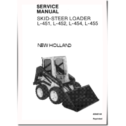 L451, L452, L454 and L455 Skid Steer Loaders Service Manual (40045140)