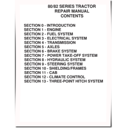 (Ford) 9280, 9282, 9480, 9482, 9680, 9682, 9880 and 9882 4WD Articulated Tractors Repair Manual (40928040)