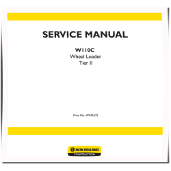 W110C Tier II Wheeled Loaders Service Manual (47476332)
