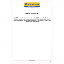TL75E, TL85E and TL95E Tractors with Power Shuttle Transmission (Latin America) Service Manual (47543025)