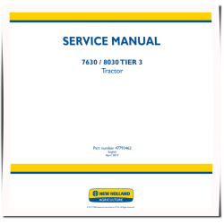 7630 and 8030 Tier 3 Tractors (Latin America) Service Manual (47793462)