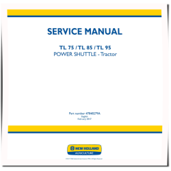 TL75, TL85 and TL95 Power Shuttle Tractors (Latin America) Service Manual (47848279A)