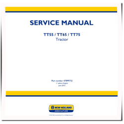 TT55, TT65, TT75 2WD and 4WD Tier 3 Tractors Service Manual (47899732)