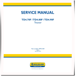 TD4.70F, TD4.80F and TD4.90F Tractors Service Manual (47913129)