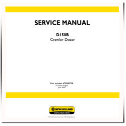 D150B Crawler Dozers (Brazilia) Service Manual (47998875)