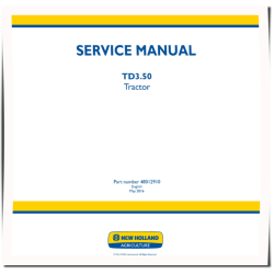 TD3.50 Tractors (European Edition) Service Manual (48012910)