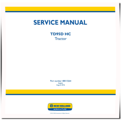 TD95D HC Tractors (Export) Service Manual (48013264)