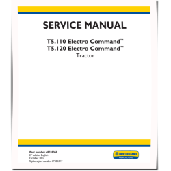 Electro Command T5.110 and T5.120 Tractors (North America) Service Manual (48038068)