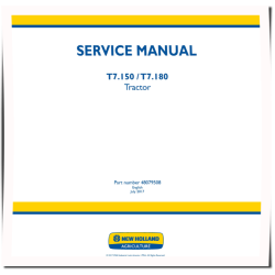 T7.150, T7.180 Tractors (Africa) Service Manual (48079508)