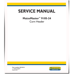 MaizeMaster 9105-24 Corn Headers Service Manual (48123416)