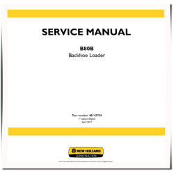 B80B Backhoe Loaders Service Manual (48143704)