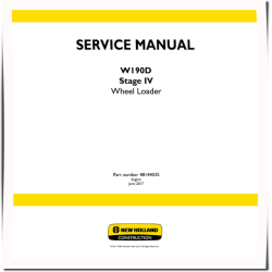 W190D Stage IV Wheeled Loaders Service Manual (48144035)