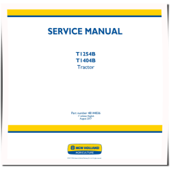 T6050, T6050 plus, T6070 and T6070 plus (CKD, SKD) Tractors Service Manual (48144036)