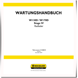 W130D and W170D Stage IV Wheeled Loaders Service Manual (51428253)