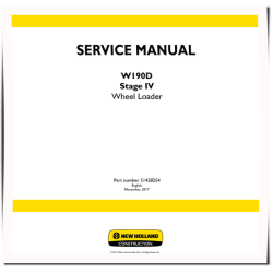 W190D Stage IV Wheeled Loaders Service Manual (51428254)