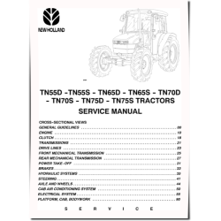TN55D, TN55S, TN65D, TN65S, TN70D, TN70S, TN75D and TN75S Tractors Service Manual (6035435101)