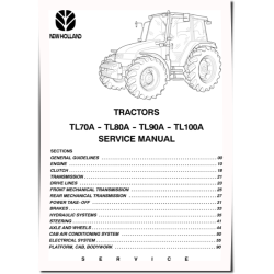 TL100A, TL70A, TL80A and TL90A Tractors Service Manual (6035451100)