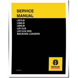 LB110.B, LB115.B 4WS, LB75.B, LB90.B and LB95.B Backhoe Loaders Service Manual (6036702103)