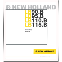 LB110.B, LB115.B, LB90.B and LB95.B Backhoe Loaders Workshop Manual (60413547)