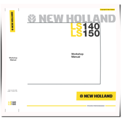 LS140 and LS150 Skid Steer Loaders Workshop Manual (60413602)