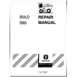 SB65 Grape Harvesters Repair Manual (6048228100)
