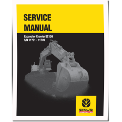 New Holland EC130 (SN: 11701-11749) Crawler Excavators Service Manual (73179380)