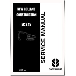 New Holland EC215 Crawler Excavators Service Manual (73179384)