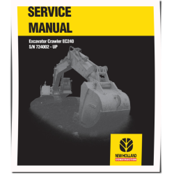 New Holland EC240 (SN from 724002) Crawler Excavators Service Manual (73179387)