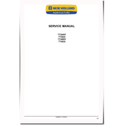 TT3840, TT3840F, TT3880F and TT4030 Tractors (International Region, Latin America) Service Manual (73403878)