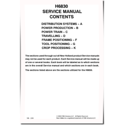 H6830 Rotary Disk Mowers Service Manual (84207322)
