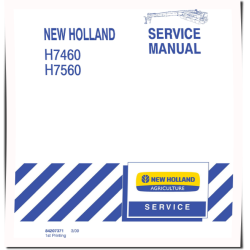 Discbine H7460 and H7560 Mower-Conditioners Service Manual (84207371)