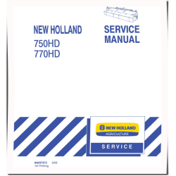 750HD and 770HD Auger Headers Service Manual (84207373)