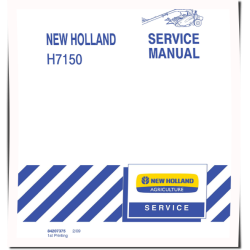 Haybine Mower-Conditioner H7150 Trail Frames Service Manual (84207375)