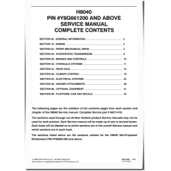 H8040 (SN from Y8G661200) Self-Propelled Windrowers Service Manual (84211418)