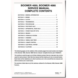 Boomer 4055 and 4060 Compact Tractors Service Manual (84242310)