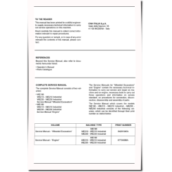New Holland WE190, WE210, WE210 Industrial, WE230, WE230 Industrial Wheeled Excavator Service Manual
