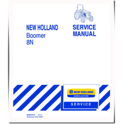 Boomer 8N Compact Tractors Service Manual (84307374)