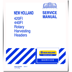 420FI and 440FI Rotary Harvesting Units (North American Edition) Service Manual (84321453ANA)