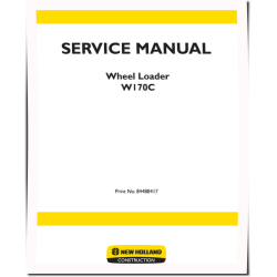 W170C Wheeled Loaders Service Manual (84488417)
