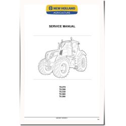 T8.275, T8.300, T8.330, T8.360 and T8.390 Tractors Service Manual (84533057)