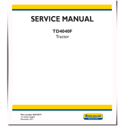 TD4040F Tractors Service Manual (84574577)