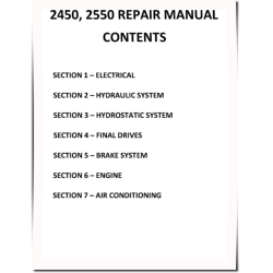 Speedrower 2450 and 2550 Self-Propelled Windrowers Repair Manual (86575157)