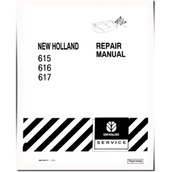 615, 616 and 617 Disc Mower-Conditioners Repair Manual (86578412)
