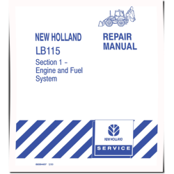 LB115 Backhoe Loaders Repair Manual (86584406)