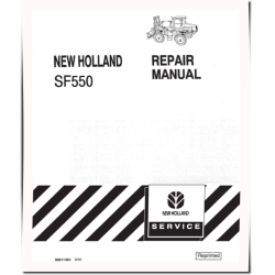SF550 Field Sprayers Repair Manual (86611363)
