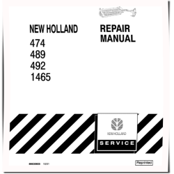 1465, 474, 489 and 492 Mower-Conditioners Repair Manual (86630605)