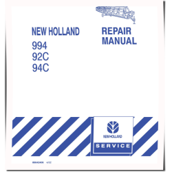 92C, 94C and 994 Grain Belt Headers Repair Manual (86642406)