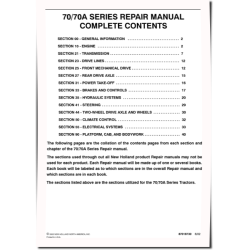 (Ford) 8670, 8670A, 8770, 8770A, 8870, 8870A, 8970 and 8970A Tractors Repair Manual (87018722)